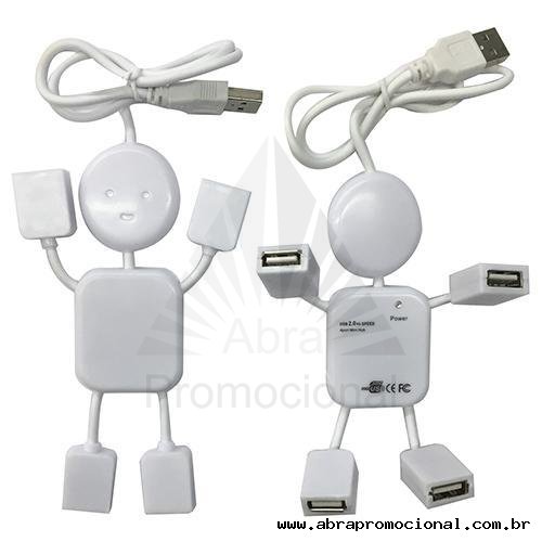 Boneco Hub com 4 entradas USB